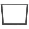 Pieds de table à manger en forme de V 2 pièces Anthracite 100 x (72-73,3) cm Acier 568371568371