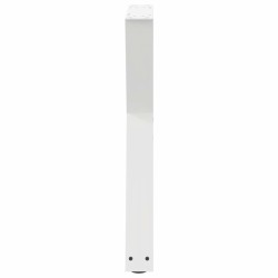 Pieds de table à manger 2 pièces Blanc 60 x (72-73,3) cm Acier 568376568376