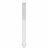 Pieds de table à manger 2 pièces Blanc 60 x (72-73,3) cm Acier 568376568376