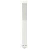 Pieds de table à manger 2 pièces Blanc 50 x (72-73,3) cm Acier 568379568379