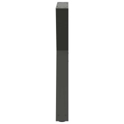 Pieds de table à manger 2 pièces Anthracite 50 x (72-73,3) cm Acier 568380568380