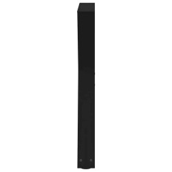 Pieds de table à manger 2 pièces Noir 60 x (72-73,3) cm Acier 568382568382