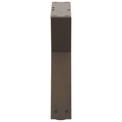Pieds de table basse 2 pièces Acier naturel 40 x (30-31,3) cm Acier 568385568385