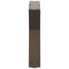 Pieds de table basse 2 pièces Acier naturel 40 x (30-31,3) cm Acier 568385568385