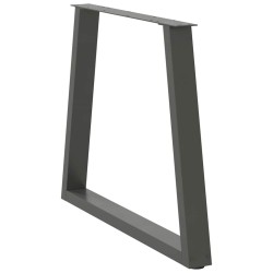 Pieds de table à manger en V 3 pièces Anthracite 70 x (72-73,3) cm Acier 568389568389