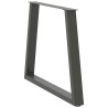 Pieds de table à manger en V 3 pièces Anthracite 70 x (72-73,3) cm Acier 568389568389