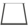 Pieds de table à manger en V 3 pièces Anthracite 70 x (72-73,3) cm Acier 568389568389