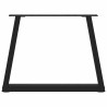 Pieds de table basse en forme de V, 2 pièces, noir, 70 x (42-43,3) cm, acier 568392568392