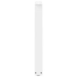 Pieds de table à manger en forme de V, 2 pièces, blanc, 50x(72-73,3) cm, acier 568396568396