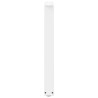 Pieds de table à manger en forme de V, 2 pièces, blanc, 50x(72-73,3) cm, acier 568396568396