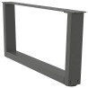 Pieds de table basse en forme de V, 2 pièces, anthracite, 70 x (30-31,3) cm, acier 568400568400