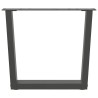 Pieds de table basse en forme de V, 2 pièces, anthracite, 60 x (42-43,3) cm, acier 568403568403