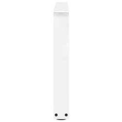 Pieds de table basse en forme de V, 2 pièces, blanc, 70 x (42-43,3) cm, acier 568404568404