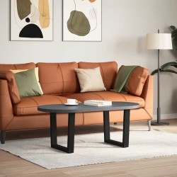 Pieds de table basse en forme de V, 2 pièces, noir, 50 x (42-43,3) cm, acier 568407568407