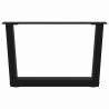 Pieds de table basse en forme de V, 2 pièces, noir, 60 x (30-31,3) cm, acier 568410568410