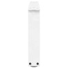 Pieds de table basse en forme de V, 2 pièces, blanc, 60 x (30-31,3) cm, acier 568411568411