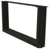 Pieds de table basse en forme de V, 2 pièces, noir, 70 x (30-31,3) cm, acier 568413568413