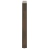 Pieds de table à manger en forme de V 2 pièces Acier naturel 80 x (72-73,3) cm Acier 568420568420