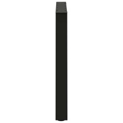 Pieds de table à manger en forme de V, 2 pièces, noir, 70 x (72-73,3) cm, acier 568422568422