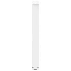 Pieds de table à manger en forme de V, 2 pièces, blanc, 60 x (72-73,3) cm, acier 568428568428