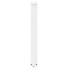 Pieds de table à manger en forme de V, 2 pièces, blanc, 60 x (72-73,3) cm, acier 568428568428