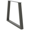 Pieds de table à manger en forme de V 2 pièces Anthracite 100 x (72-73,3) cm Acier 568429568429