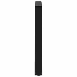 Pieds de table à manger en forme de V 2 pièces Noir 90 x (72-73,3) cm Acier 568431568431