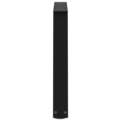 Pieds de table basse en forme de V, 2 pièces, noir, 50 x (42-43,3) cm, acier 568436568436