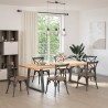 Pieds de table à manger en forme de V, 2 pièces, anthracite, 90 x (72-73,3) cm, acier 568442568442