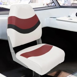 Siège pour bateau avec dossier haut pliable 44x38x55 cm 568451568451