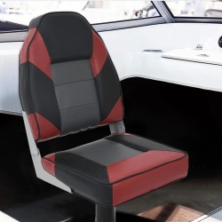 Siège pour bateau avec dossier haut pliable 39x43x58 cm 568452568452