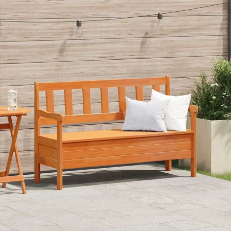 Banc extérieur Marron 119 x 44 x 76 cm Bois de pin massif 568472568472