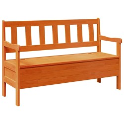 Banc extérieur Marron 119 x 44 x 76 cm Bois de pin massif 568472568472