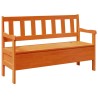 Banc extérieur Marron 119 x 44 x 76 cm Bois de pin massif 568472568472