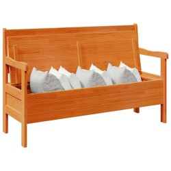 Banc extérieur Marron 119 x 44 x 76 cm Bois de pin massif 568472568472