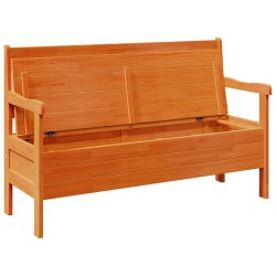 Banc extérieur Marron 119 x 44 x 76 cm Bois de pin massif 568472568472
