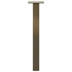 Pieds de table basse 4 pièces Acier naturel 42 cm Acier 568479568479
