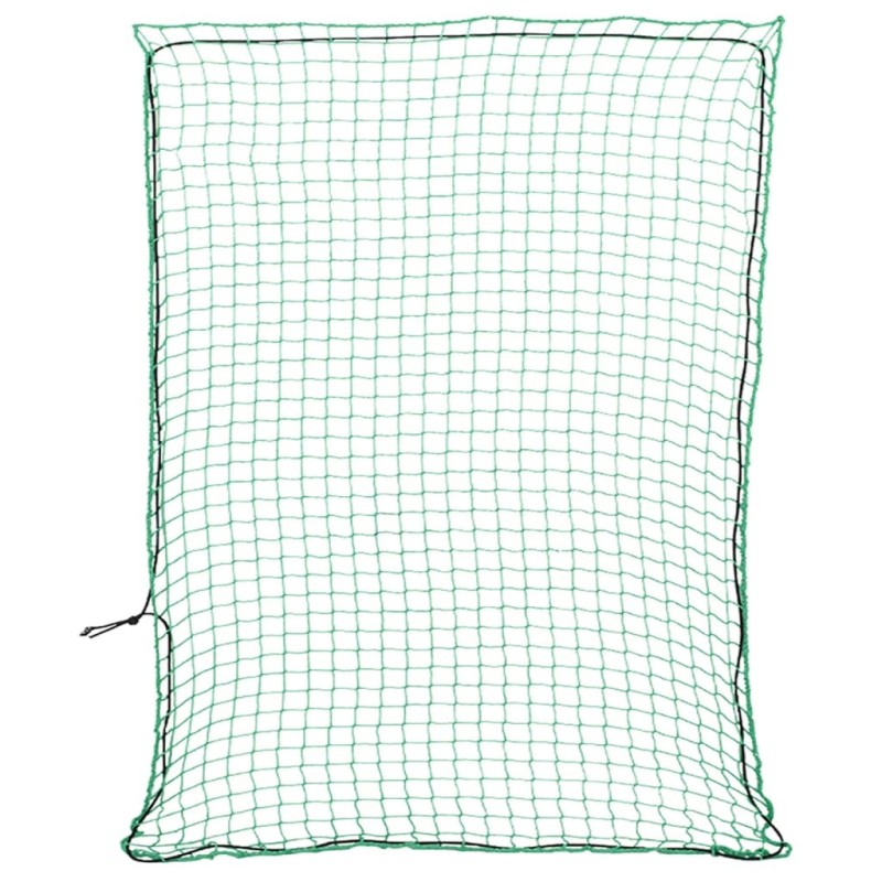 Filet pour remorque avec corde élastique vert 3,5x3 m PP 568490568490