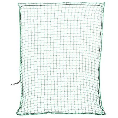 Filet pour remorque avec corde élastique vert 3,5x3 m PP 568490568490