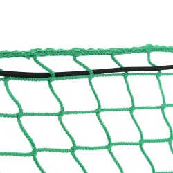 Filet pour remorque avec corde élastique vert 3,5x3 m PP 568490568490