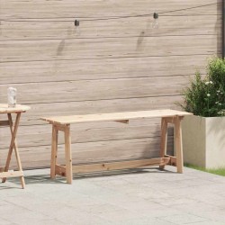 Banc extérieur Naturel 119 x 37 x 47 cm Bois de pin massif 568498568498