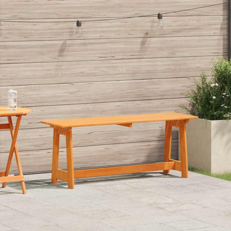 Banc extérieur Marron 119 x 37 x 47 cm Bois de pin massif 568499568499