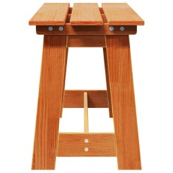 Banc extérieur Marron 119 x 37 x 47 cm Bois de pin massif 568499568499