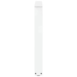 Pieds de table à manger en V 3 pièces Blanc 90 x (72-73,3) cm Acier 568506568506