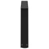 Pieds de table basse en forme de V, 2 pièces, noir, 60 x (30-31,3) cm, acier 568513568513