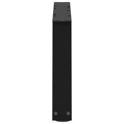 Pieds de table basse en forme de V, 2 pièces, noir, 70 x (30-31,3) cm, acier 568520568520
