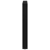 Pieds de table à manger en V 3 pièces Noir 80 x (72-73,3) cm Acier 568521568521