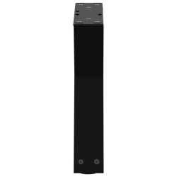 Pieds de table basse 2 pièces Noir 40 x (30-31,3) cm Acier 568524568524