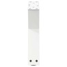 Pieds de table basse 2 pièces Blanc 40 x (30-31,3) cm Acier 568528568528
