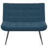 Banc bleu 110x74x84 cm velours 568534568534
